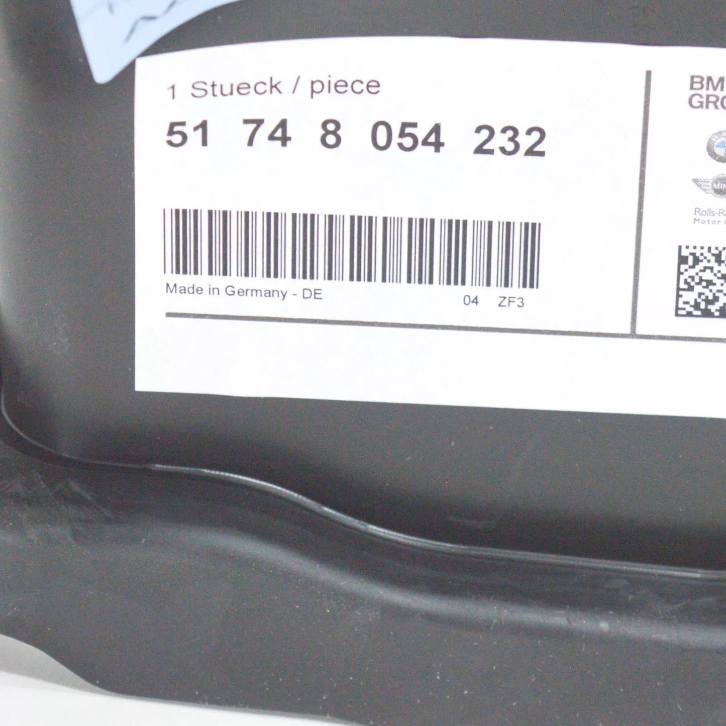 NEW BMW 3 F35 RADIATOR M RIGHT AIR DUCT 51748054232 8054232 2015 ORIGINAL