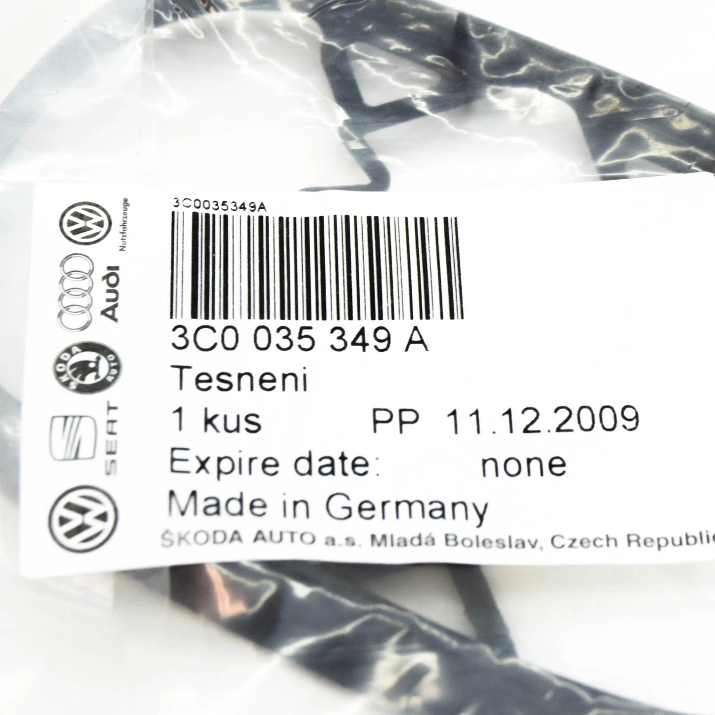 NEW VOLKSWAGEN BEETLE A5 ANTENNA GASKET 3C0035349A ORIGINAL