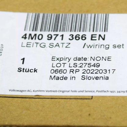 NEW AUDI A4 AVANT B9 MULTIMEDIA EQUIPMENT LEFT WIRING LOOM 4M0971366EN ORIGINAL