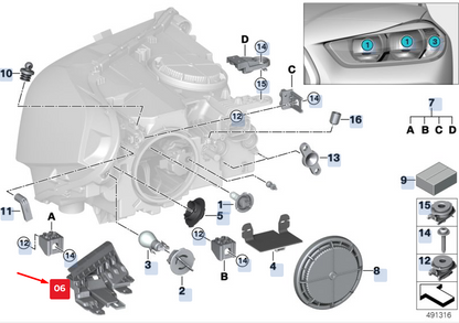 new bmw x2 f39 front right bumper guide 63117489236 7489236 original