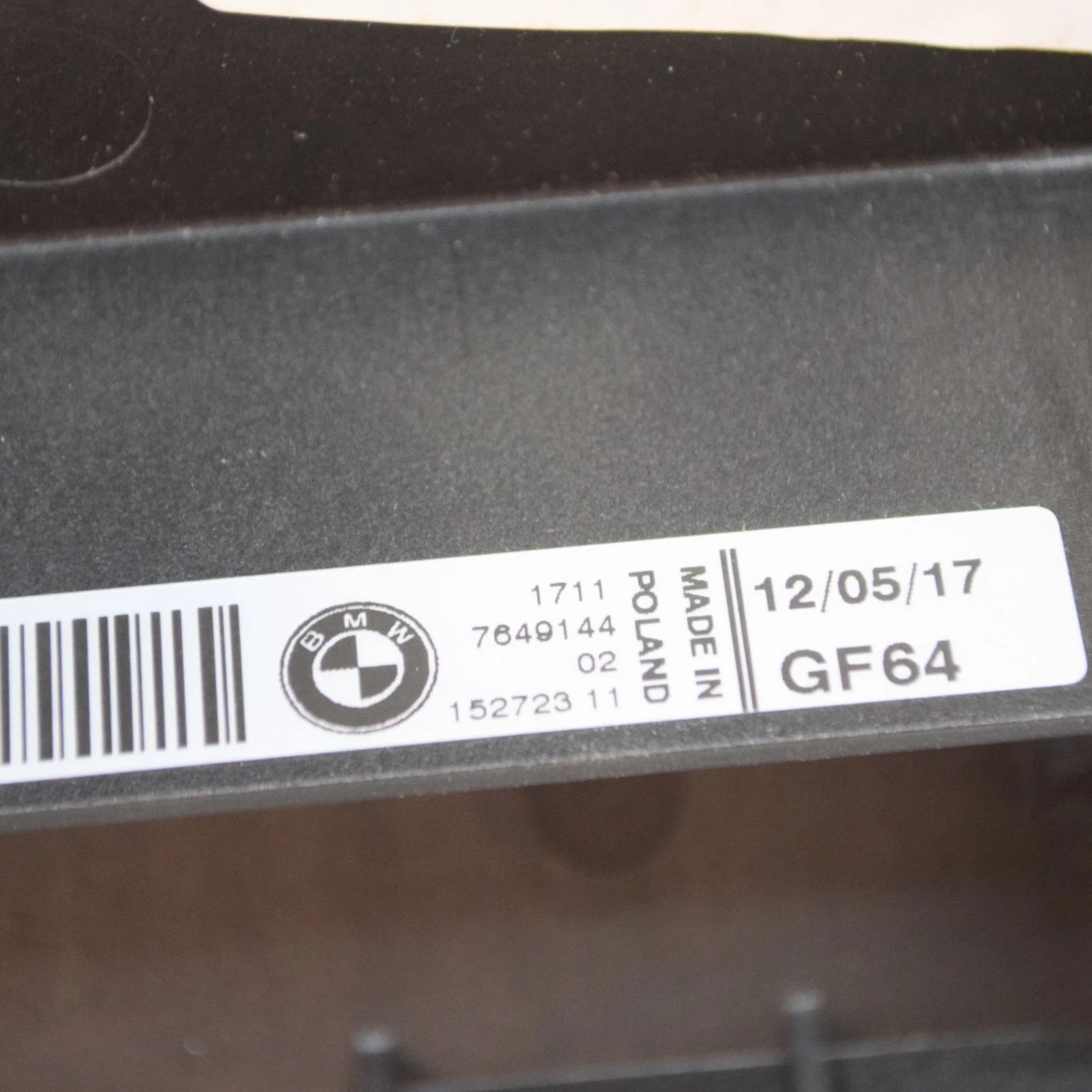 NEW BMW I8 I12 RADIATOR MODULE CARRIER LEFT 17117649144 ORIGINAL