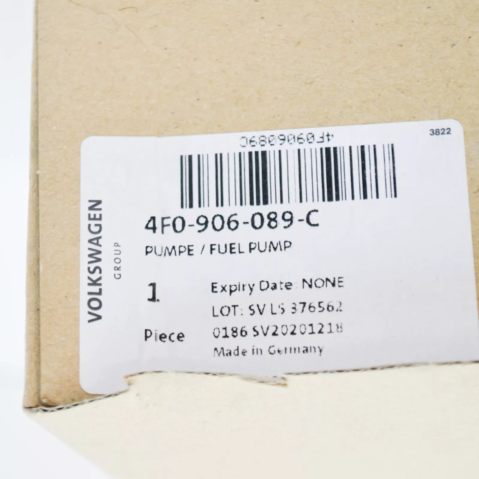 NEW AUDI A6 AVANT C6 FUEL PUMP 4F0906089C ORIGINAL