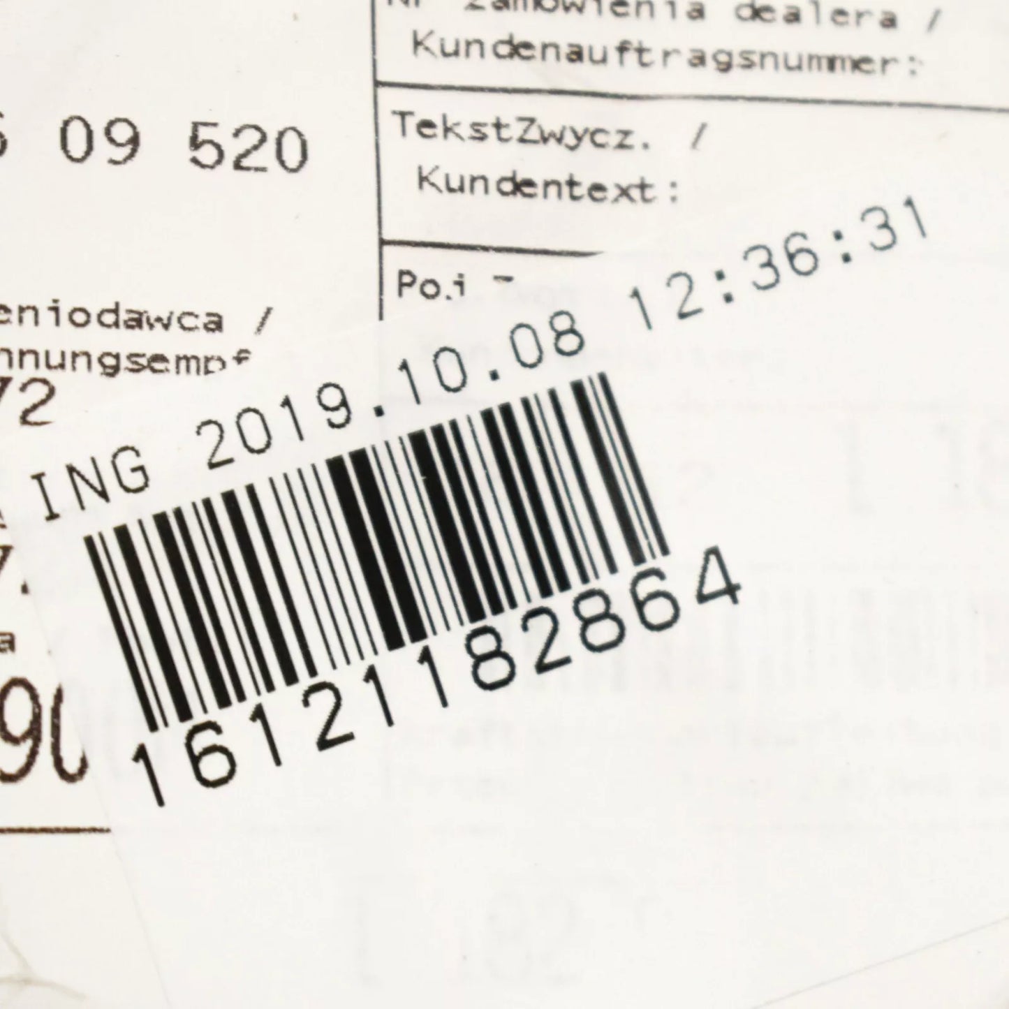 NEW BMW 3 E36 FUEL FEED LINE PIPE 16121182864 316 I 16121182864 ORIGINAL