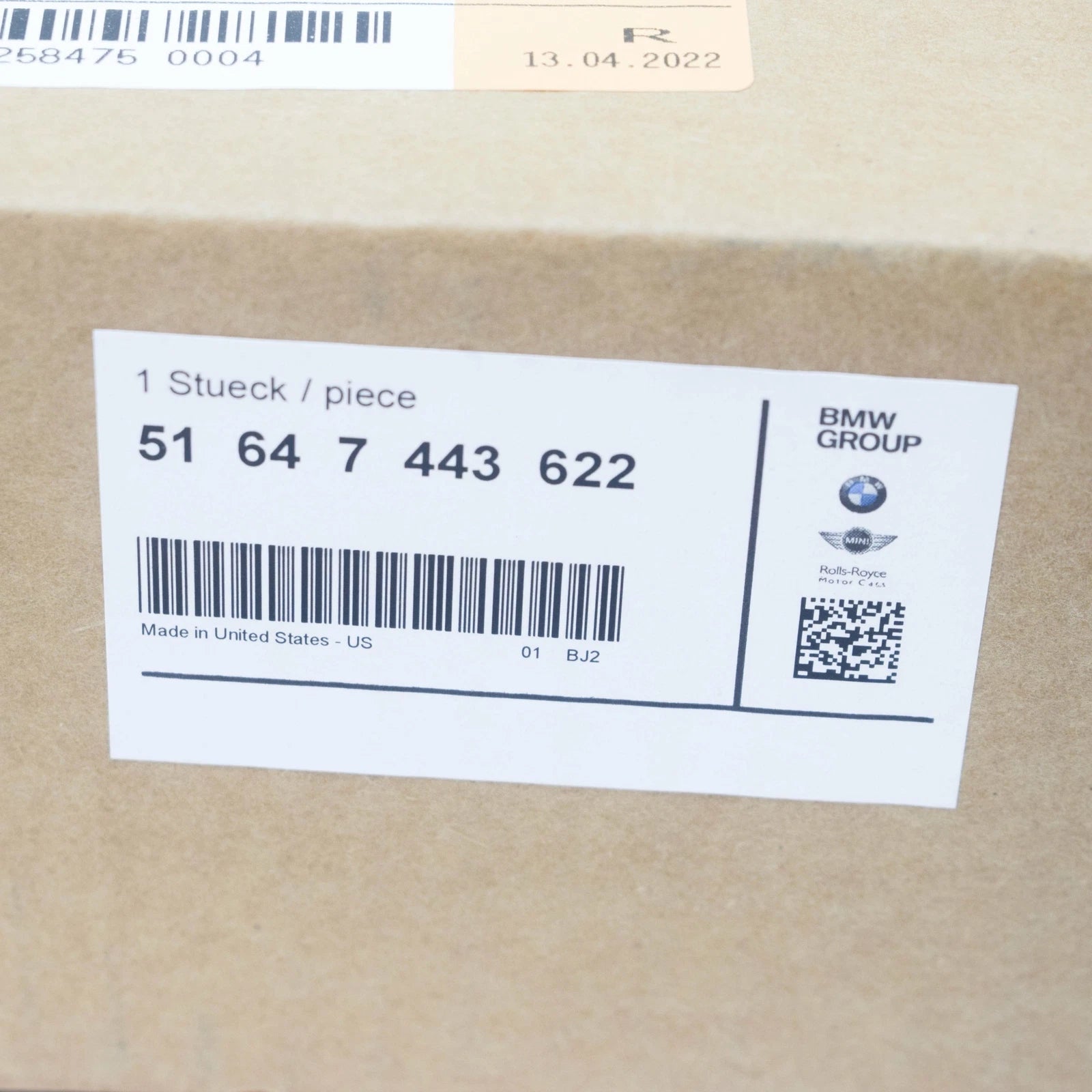 NEW BMW X5 G05 AUXILIARY RADIATOR RIGTH UPPER BRACKET 51647443622 ORIGINAL