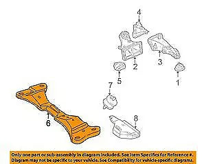 NEW BMW 3 E46 M3 CSL GEARBOX SUPPORT 22312229198 ORIGINAL