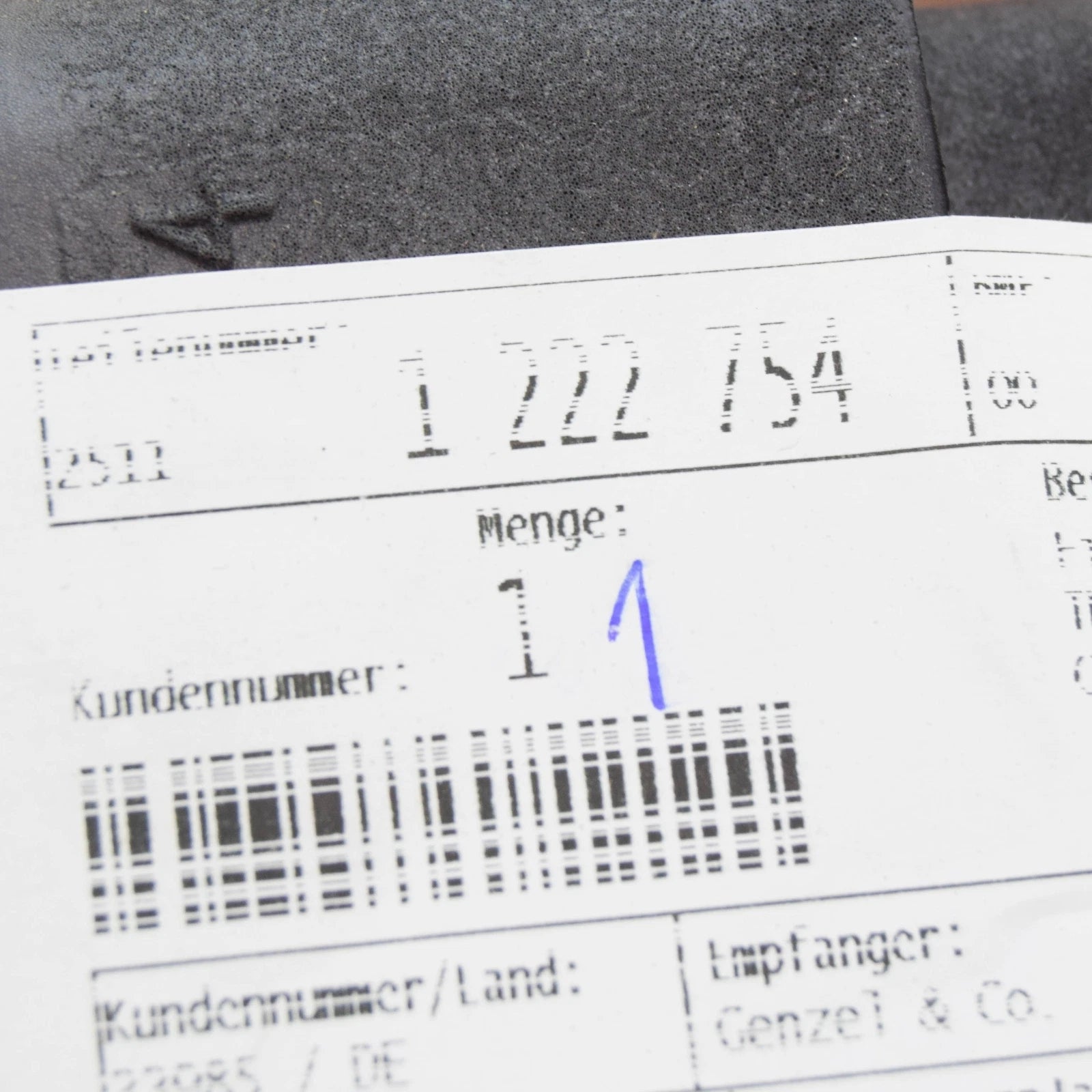 NEW BMW 5 E39 INSERT SHIFTER COVERING 1222754 25111222754 ORIGINAL