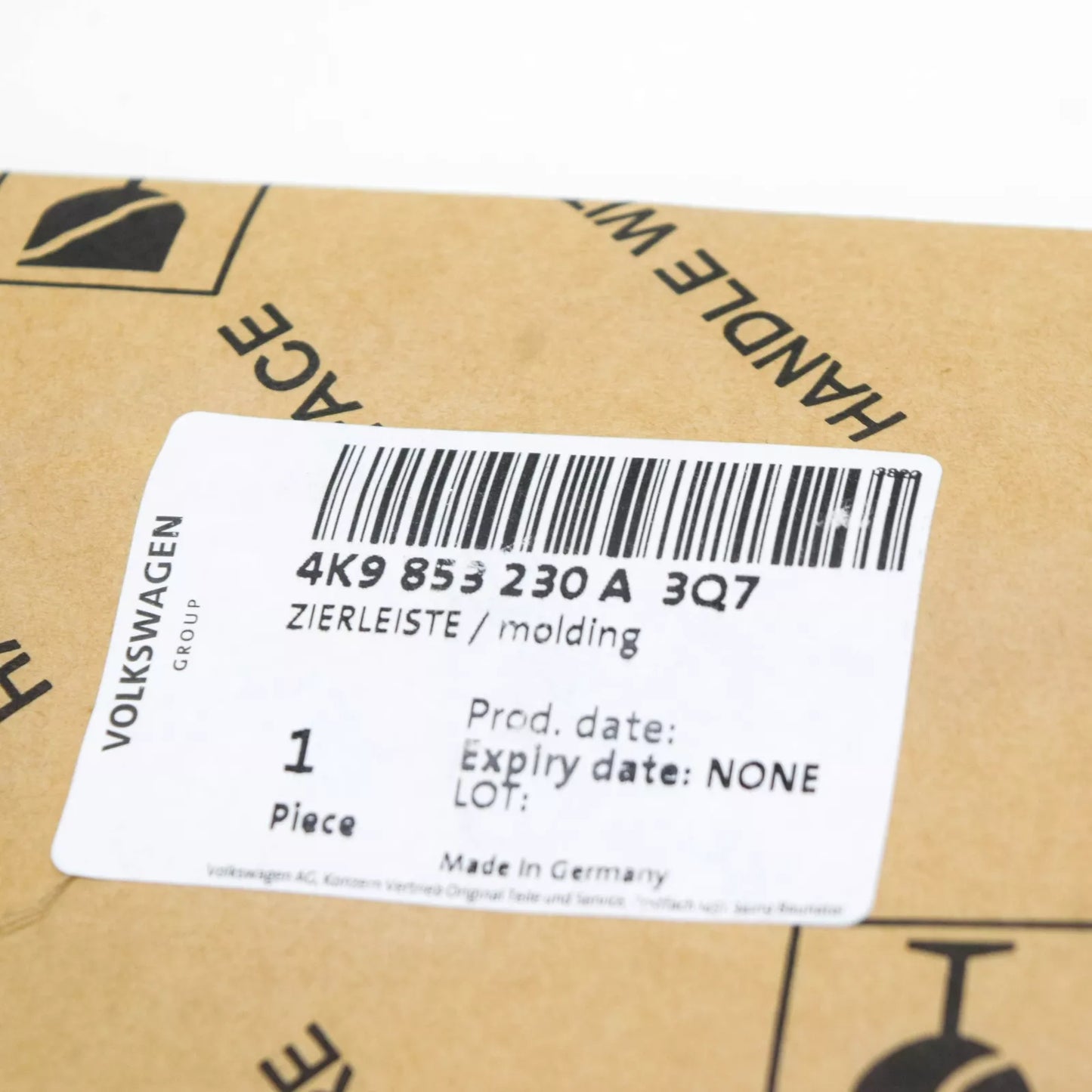 NEW AUDI A6 C8 FRONT RADIATOR GRILLE RIGHT TRIM 4K9853230A3Q7 ORIGINAL