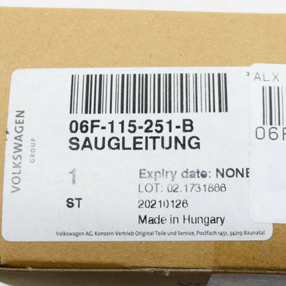 NEW AUDI A4 8E B7 OIL PUMP SUCTION LINE 06F115251B ORIGINAL