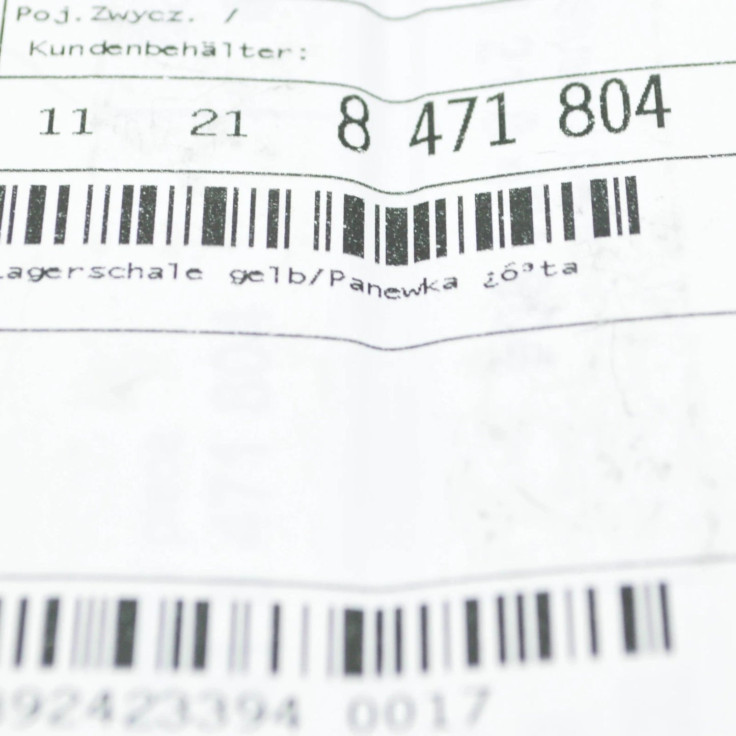 NEW BMW 1 E81 CRANKSHAFT BEARING SHELL YELLOW 11218471804 ORIGINAL