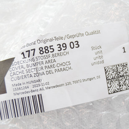 NEW MB A W177 FRONT BUMPER LOWER RIGHT INNER COVER A1778853903 ORIGINAL