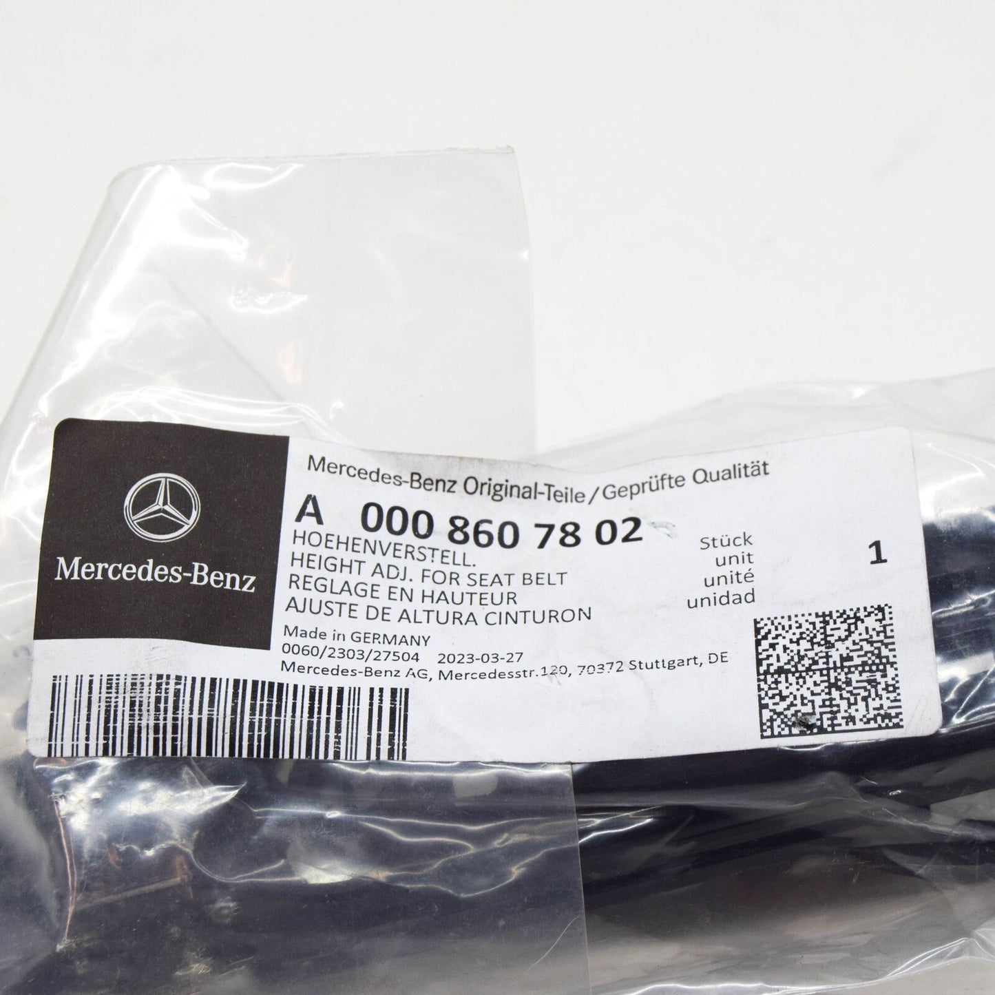 NEW MERCEDES-BENZ GLA H247 FRONT SEAT BELT HEIGHT ADJUSTER A0008607802 ORIGINAL