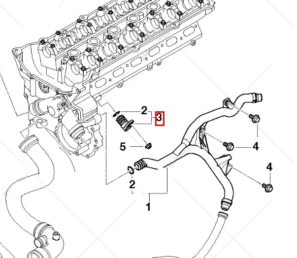 NEW BMW 5 E60 CYLINDER HEAD PLUG BLIND 11537519733 7519733 ORIGINAL