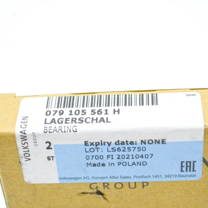 NEW AUDI A5 SPORTBACK 8T ENGINE CRANKSHAFT MAIN BEARING 079105561H ORIGINAL