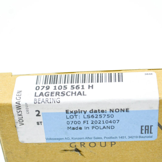 NEW AUDI A5 SPORTBACK 8T ENGINE CRANKSHAFT MAIN BEARING 079105561H ORIGINAL