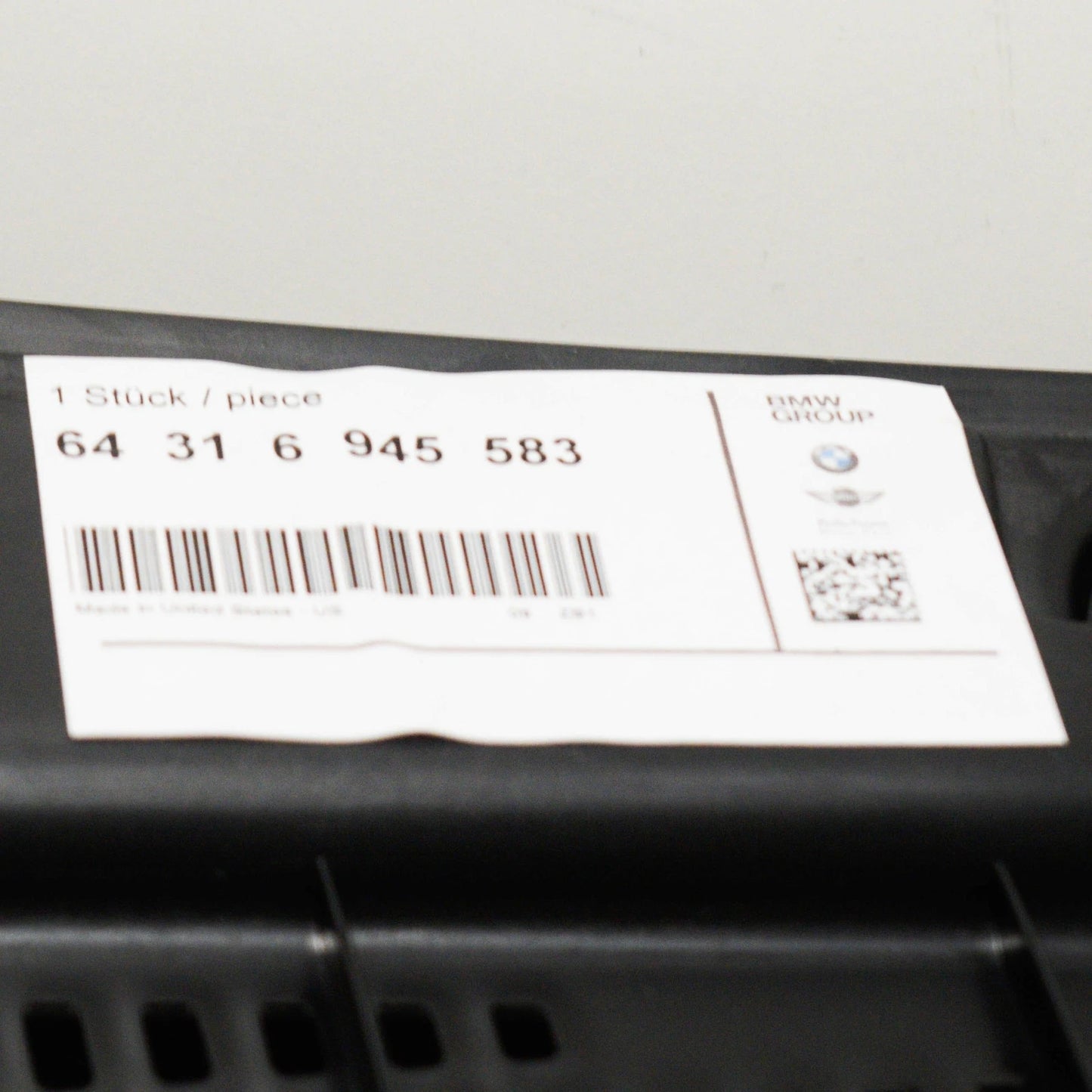 NEW BMW E70 E71 CABIN AIR FILTER MICROFILTER HOUSING LEFT 6945583 64316945583