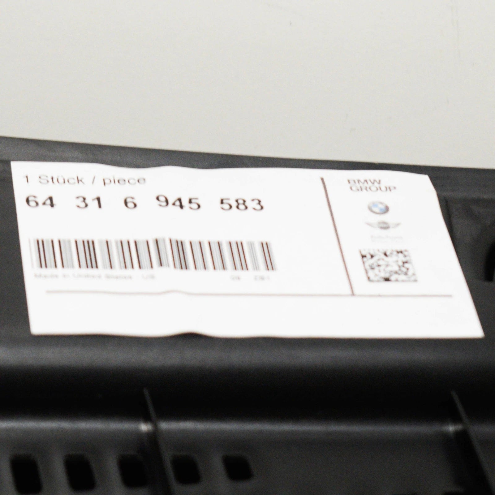 NEW BMW E70 E71 CABIN AIR FILTER MICROFILTER HOUSING LEFT 6945583 64316945583