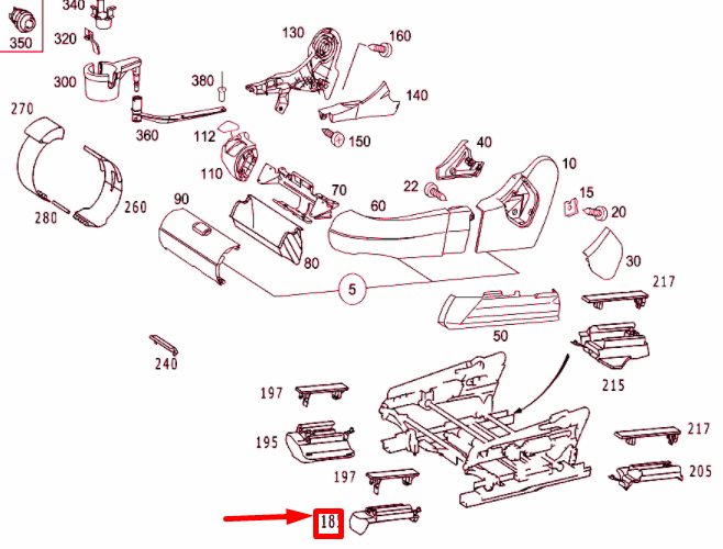 NEW MB S W220 FRONT SEAT RIGHT OUTSIDE FRONT COVER A22091916209B51 ORIGINAL