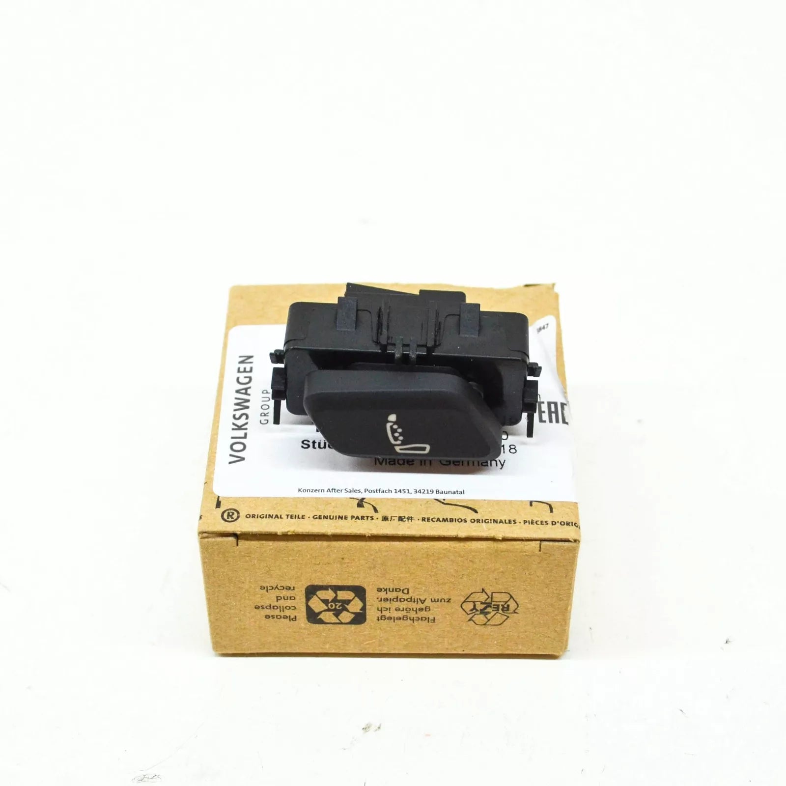 NEW AUDI A4 B9 AVANT FRONT RIGHT SEAT MASSAGE PUSH BUTTON 4H0959918A6PS