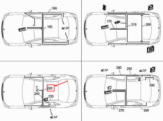 new mercedes-benz e w213 antenna electrical wiring harness a2135400251 original