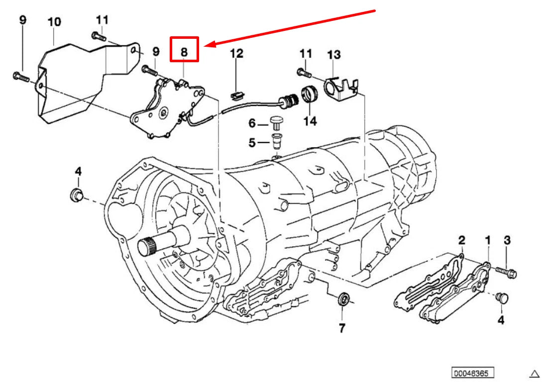 NEW BMW 7 E38 POSITION SWITCH 24101421794 1421794 ORIGINAL
