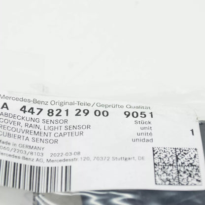 NEW MERCEDES-BENZ VITO W447 RAIN LIGHT SENSOR COVER A44782129009051 ORIGINAL