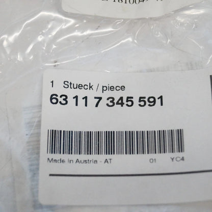 NEW BMW 7 F01 F02 LEFT HEADLIGHT COVER 63117345591 7345591 ORIGINAL