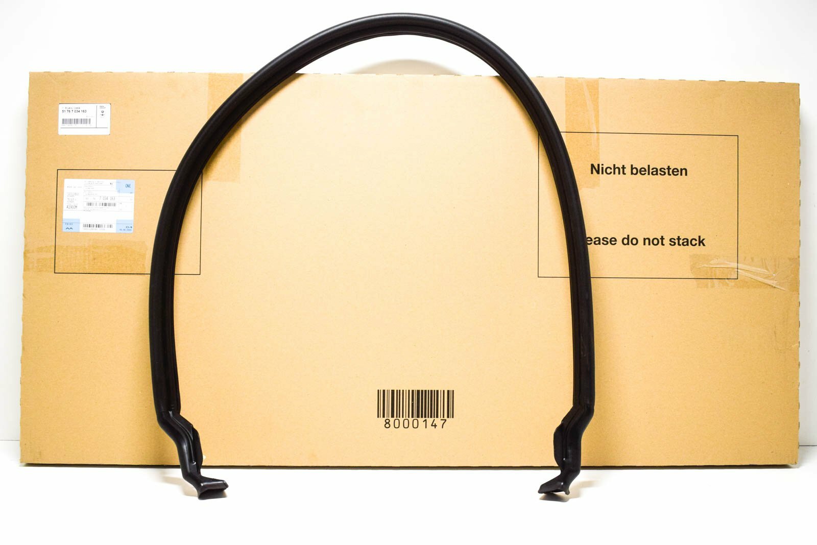 new bmw 5 e60 bonnet hood sealing strip 51767034163 7034163 original