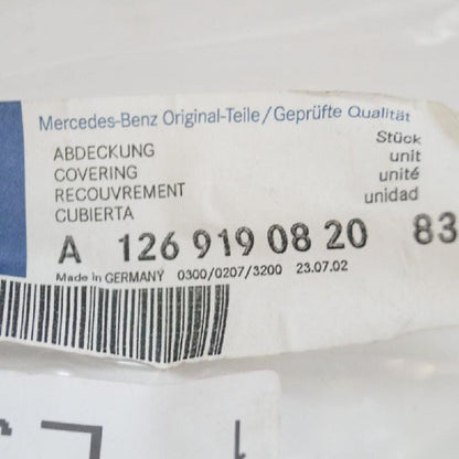 NEW MERCEDES BENZ S CLASS W126 FRONT RIGHT SEAT COVER A12691908208326 ORIGINAL