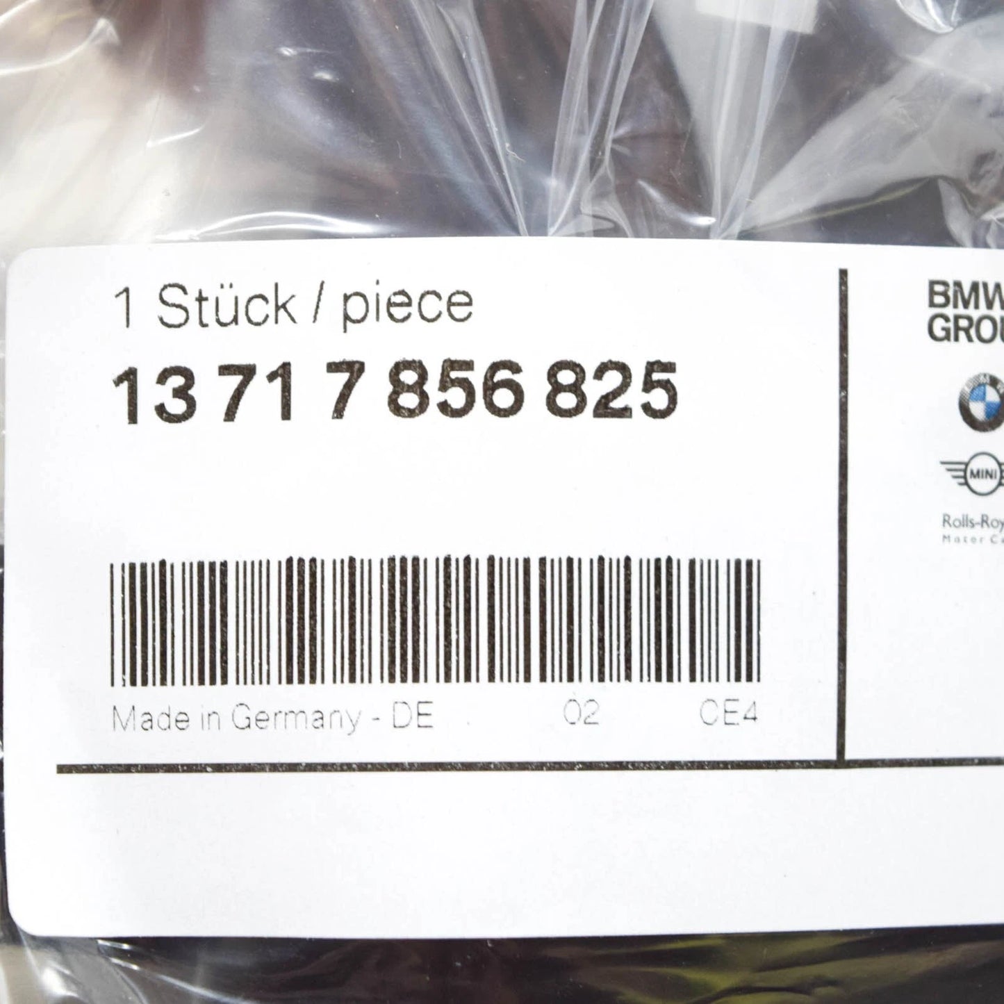 NEW BMW M5 F90 INTAKE AIR DUCT ZYL. 1-4 13717856825 ORIGINAL