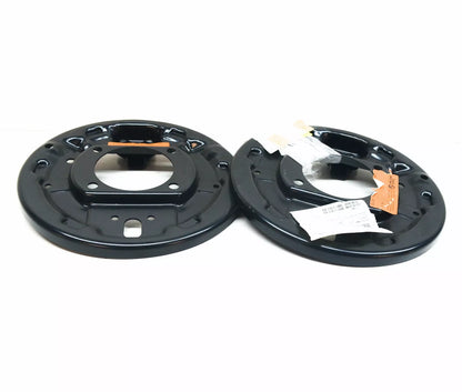 NEW BMW 3 E30 REAR LEFT A RIGHT DRUM CALIPER CARRIER PLATES 34211153871 ORIGINAL
