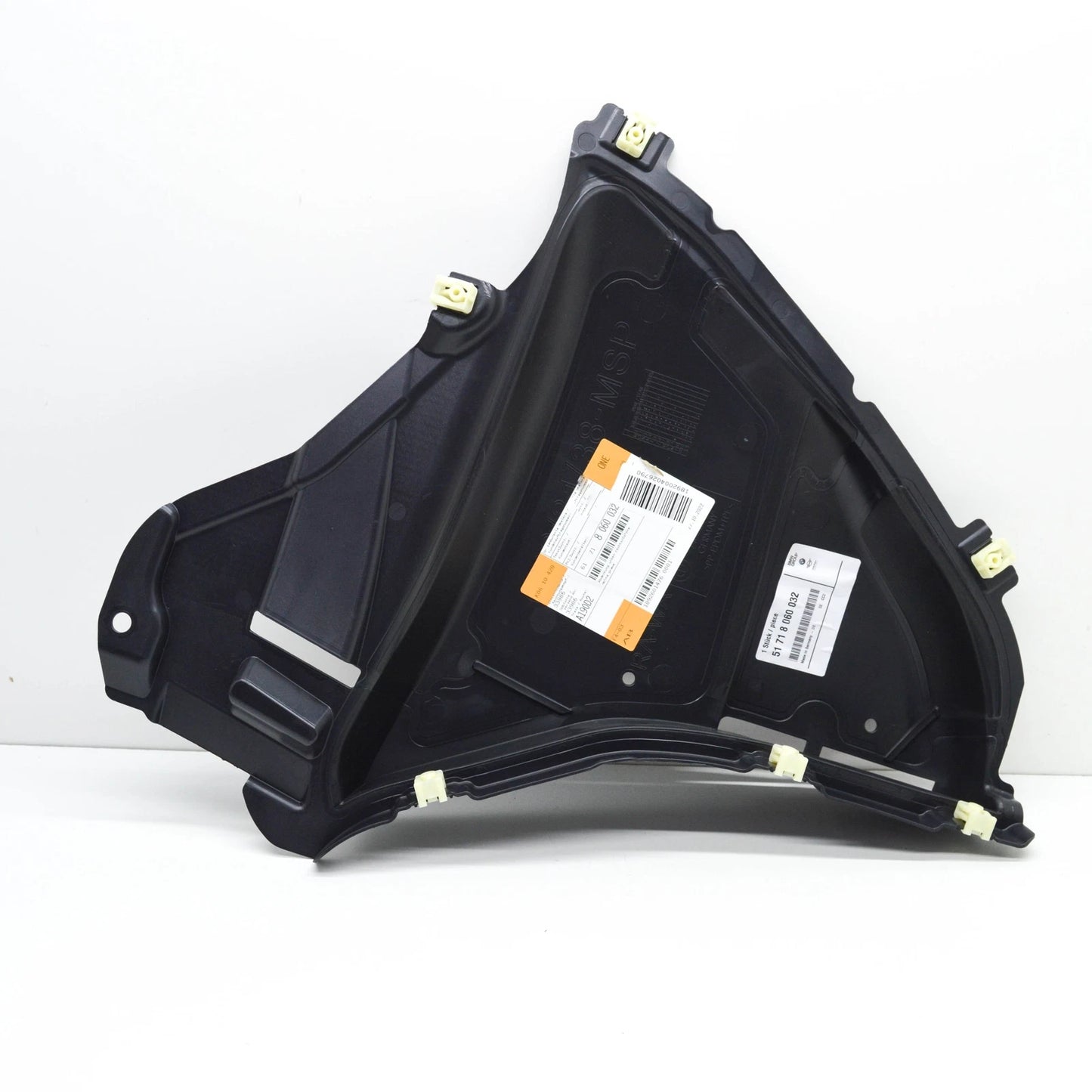 NEW BMW 5 G30 FRONT RIGHT WHEEL ARCH BOTTOM FRONT COVER 51718060032 ORIGINAL