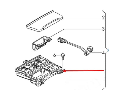 NEW AUDI A4 B8 FRONT CONSOLE ASHTRAY 8K0857951CV10 8K0857951C V10