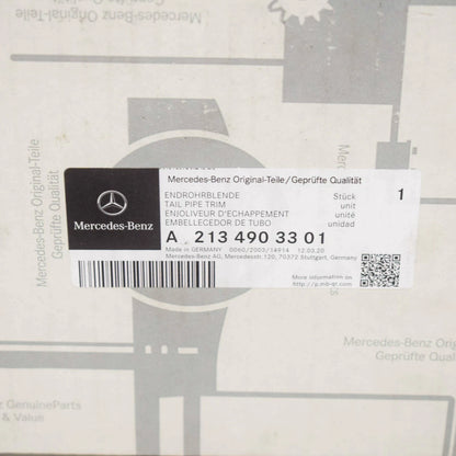 NEW MERCEDES-BENZ E W213 LEFT TAIL PIPE COVER A2134903301