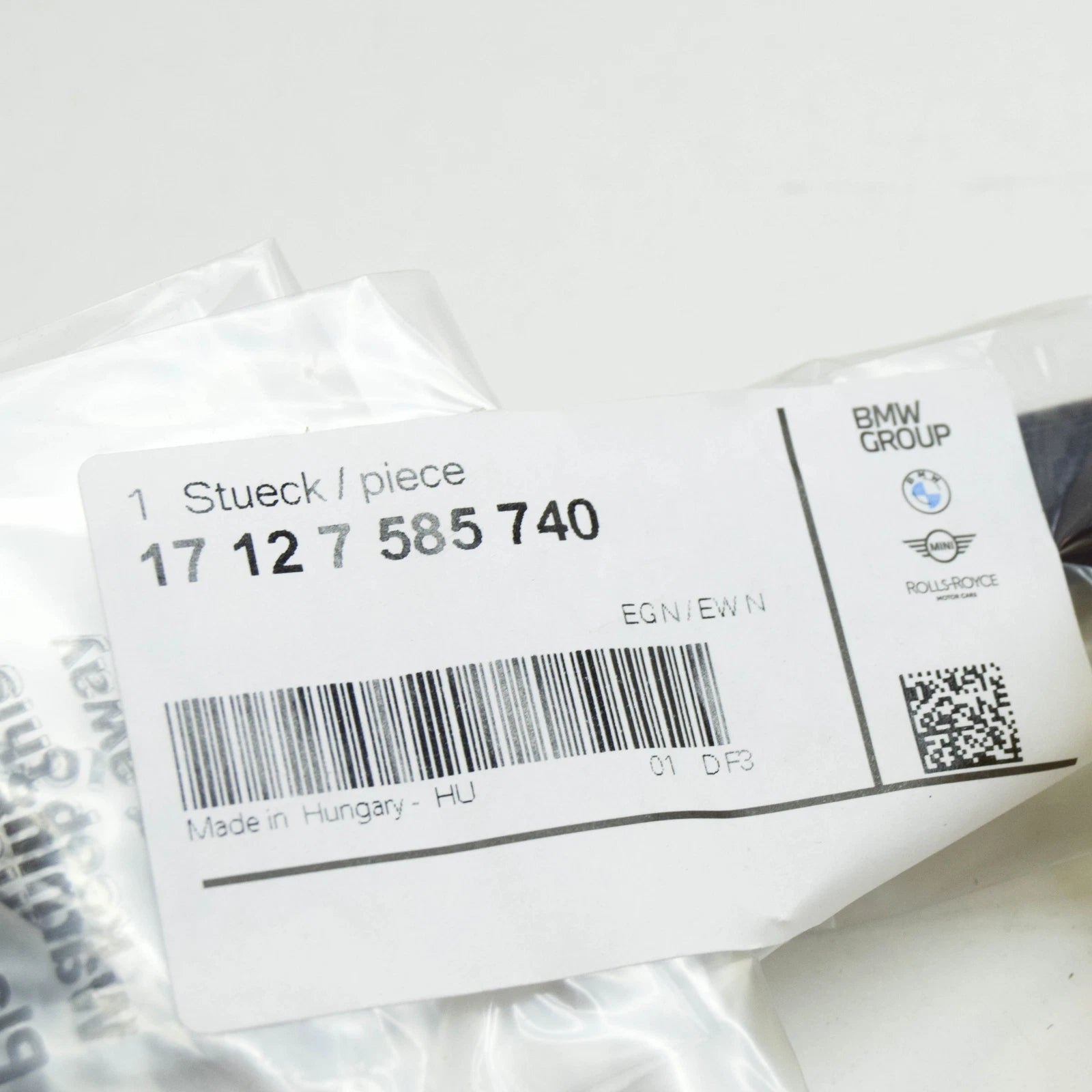 NEW BMW Z4 ROADSTER E89 RADIATOR TOP VENTING LINE 17127585740 7585740 ORIGINAL