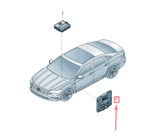 new volkswagen passat b8 3g onboard supply control unit 5q0937087bh original