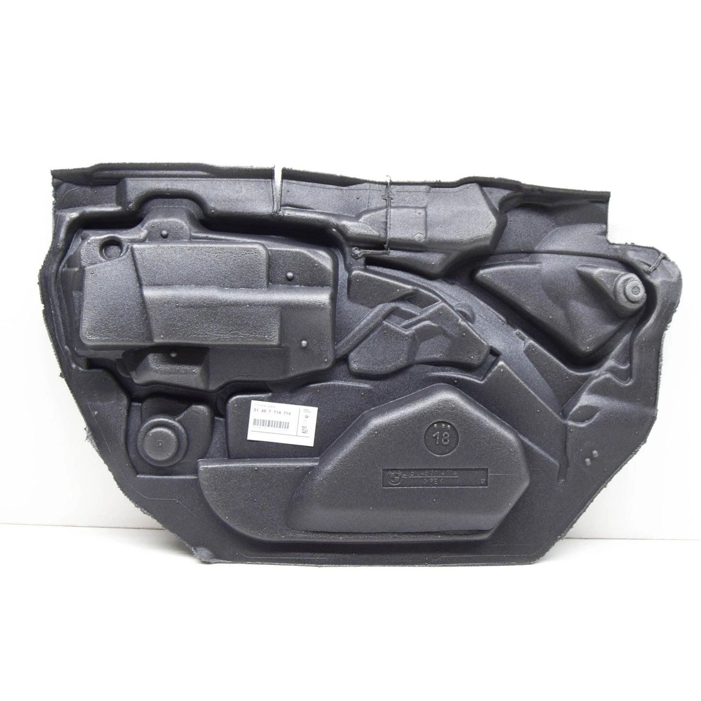 NEW BMW 3 E46 FRONT RIGHT DOOR SOUND INSULATING 51487114714 7114714 ORIGINAL