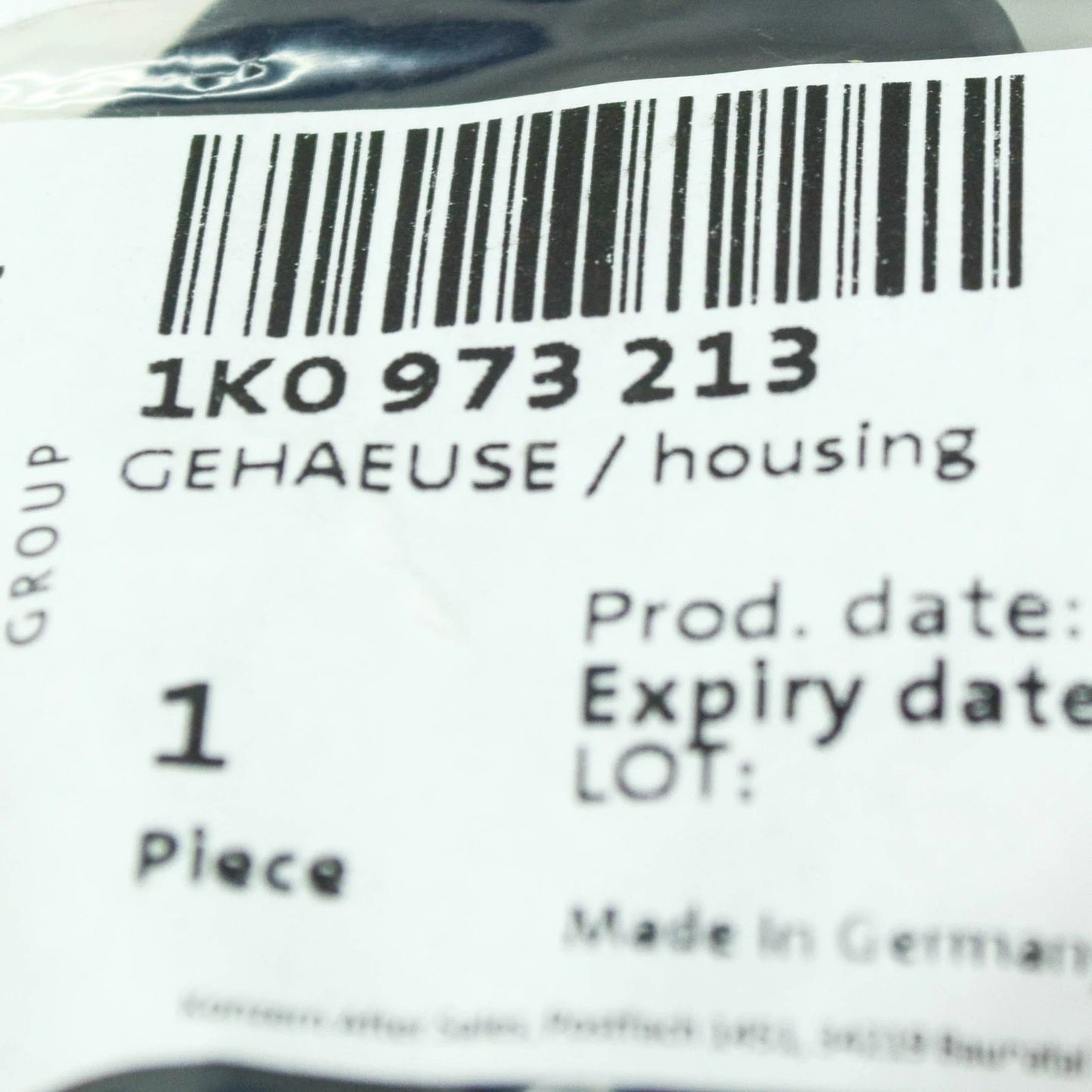 NEW VOLKSWAGEN ARTEON 3H7 25 PIN FLAT CONTACT HOUSING 1K0973213 ORIGINAL