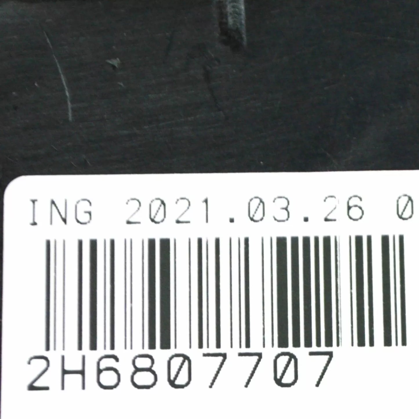 NEW VOLKSWAGEN AMAROK FRONT BUMPER LEFT CLOSURE PLATE BRACKET 2H6807707