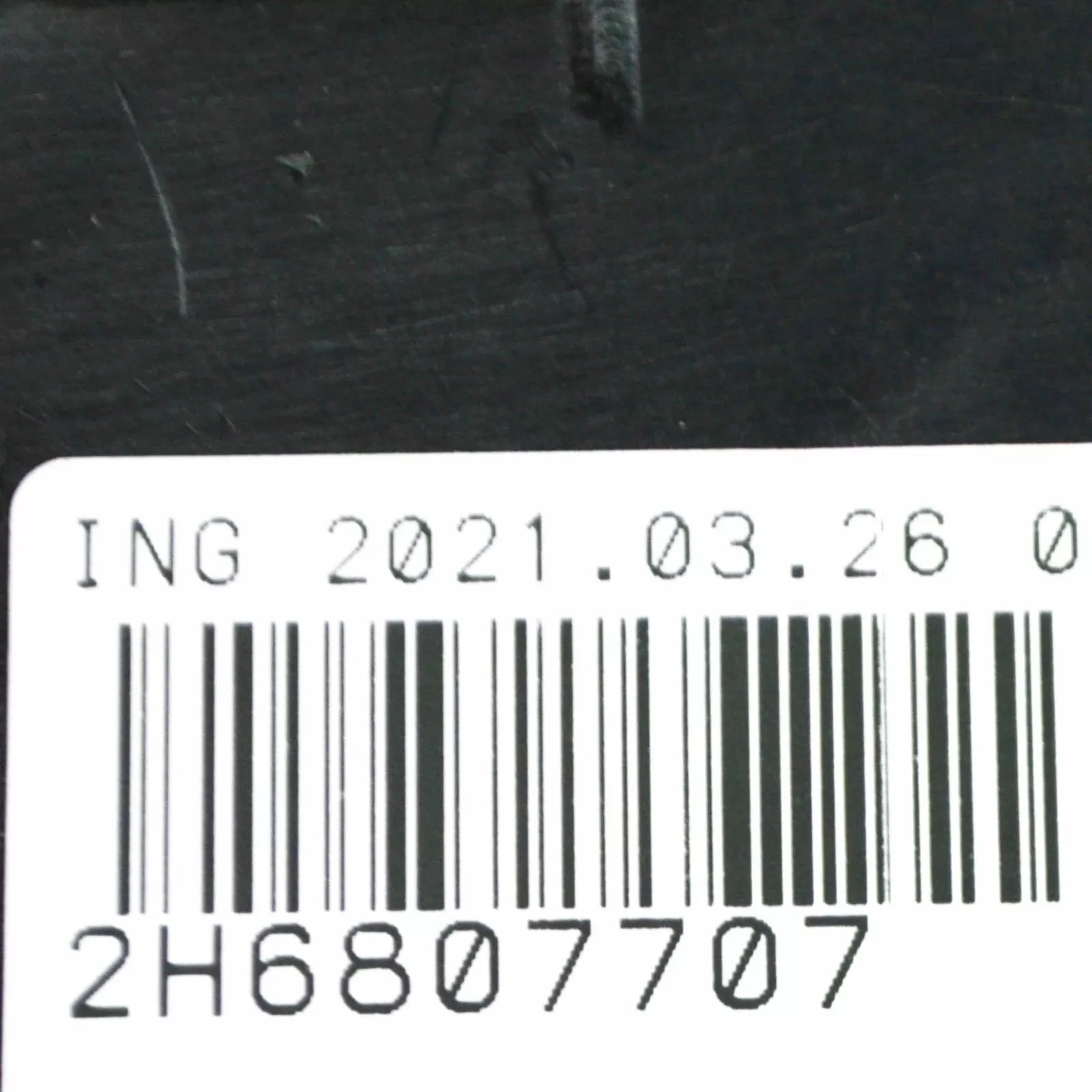 NEW VOLKSWAGEN AMAROK FRONT BUMPER LEFT CLOSURE PLATE BRACKET 2H6807707