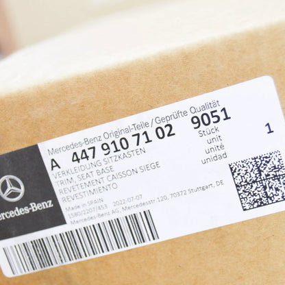 NEW MB VITO W447 FRONT RIGHT SEAT BASE OUTER TRIM A44791071029051 ORIGINAL