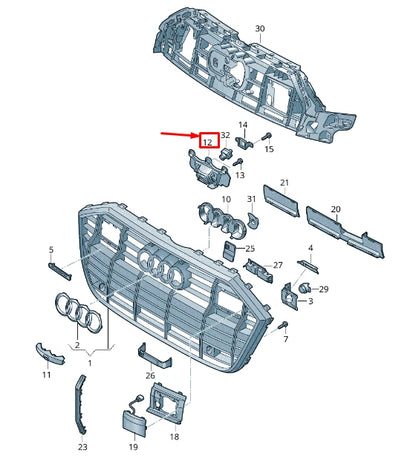 NEW AUDI A6 4A C8 PARK ASSIST CAMERA BRACKET 4K0853231B