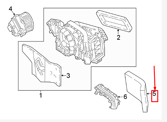 NEW AUDI A4 B9 CABIN AIR FILTER 4M0819439B ORIGINAL