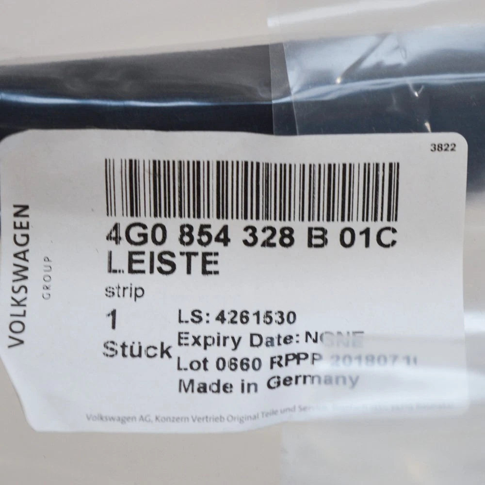 NEW AUDI A6 C7 FRONT WINDSHIELD RIGHT WATER DEFLECTOR 4G0854328B01C ORIGINAL