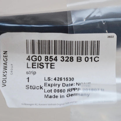 NEW AUDI A6 C7 FRONT WINDSHIELD RIGHT WATER DEFLECTOR 4G0854328B01C ORIGINAL