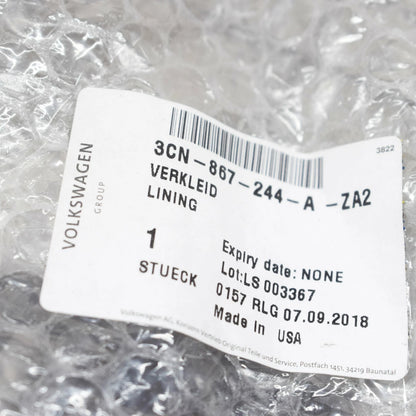 NEW VOLKSWAGEN ATLAS CA1 RIGHT SIDE UPPER B PILLAR TRIM 3CN867244AZA2