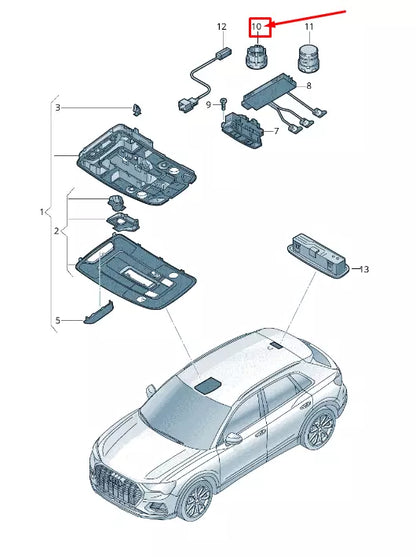 NEW AUDI A6 4A C8 LEFT NAVIGATION MICROPHONE 4M1035711AEP5
