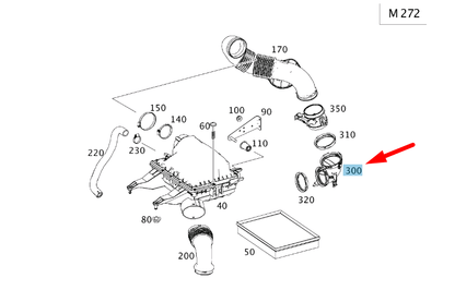 NEW MERCEDES-BENZ SPRINTER W906 AIR DUCTING A2721400118 ORIGINAL