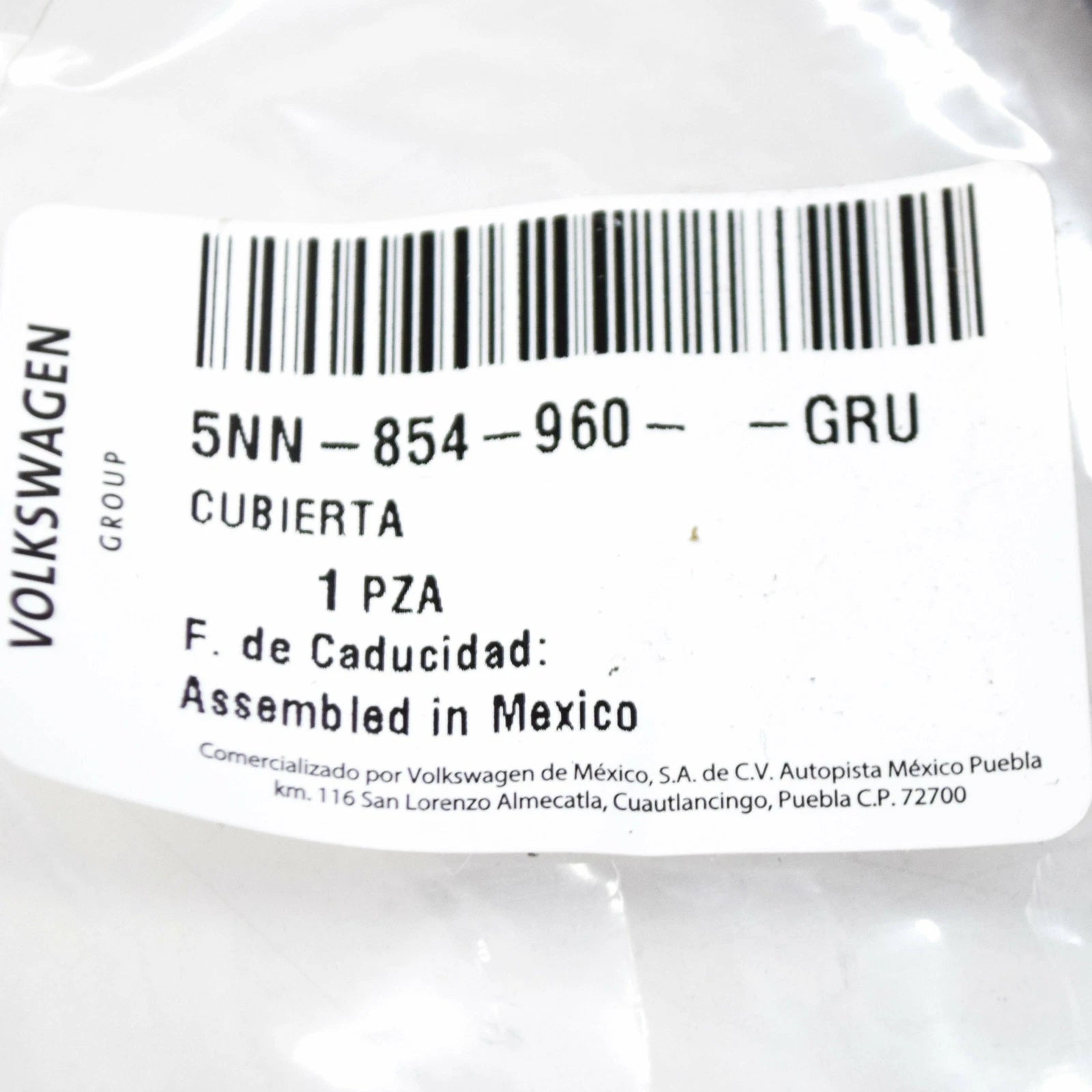 NEW VW TIGUAN AD RIGHT FENDER LOWER MOLDING TRIM PRIMED 5NN854960GRU