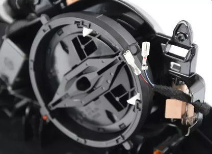 NEW AUDI A6 C7 FRONT RIGHT DOOR MIRROR MOUNTING LHD 4G1857410BB01C ORIGINAL