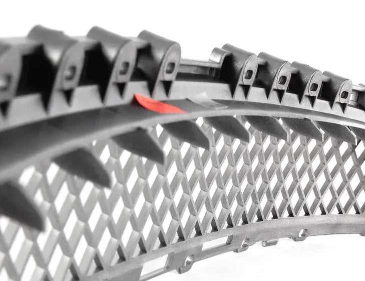 NEW BMW 3 COUPE E46 FRONT BUMPER TRIM COVER GRID TITANIUM 51117016513 ORIGINAL